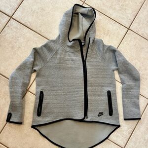 Nike Gray and Black Hoodie
